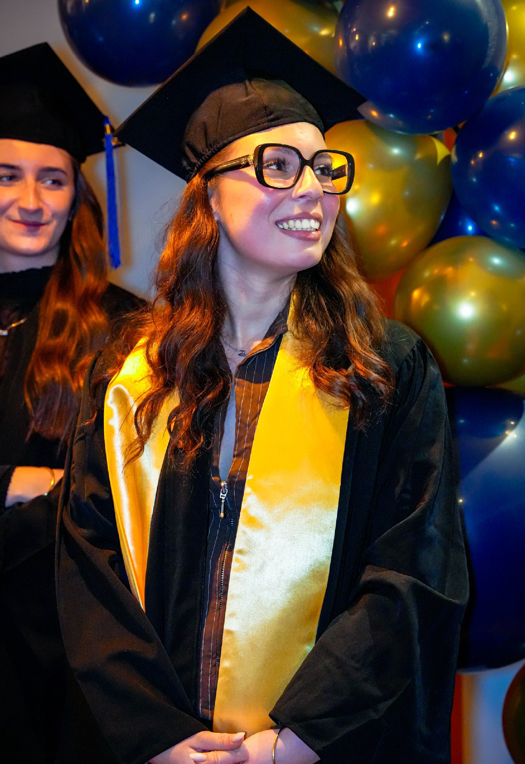 etudiante lors de la remise de diplome de 2025 de klea academy